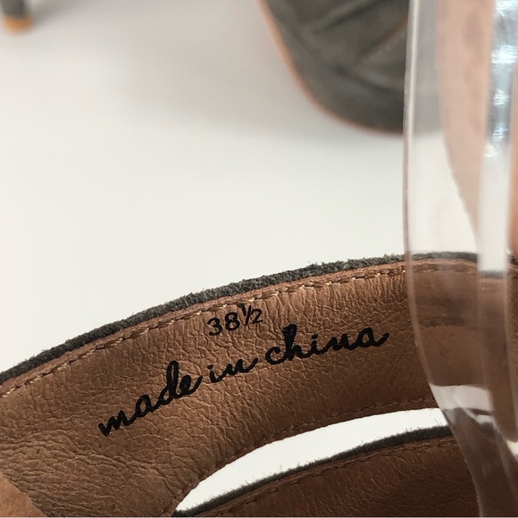 Joie Rexanne Women’s Gray Platform Heels Size 8.5 - Picture 8 of 12